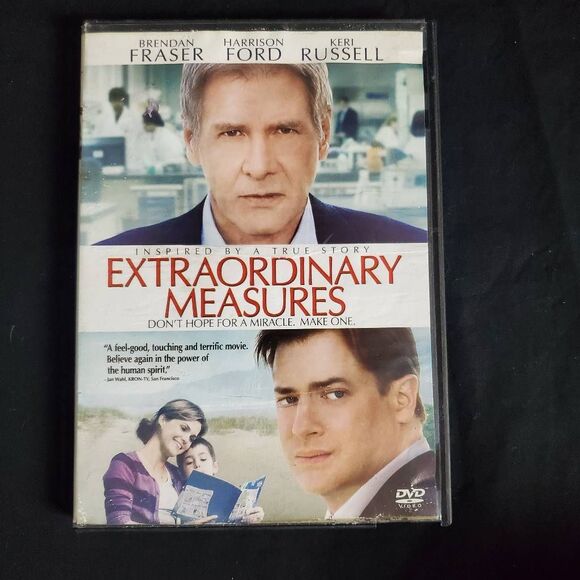 Extraordinary Measures DVD Brendan Fraser Harrison Ford True Story Drama - Picture 1 of 3